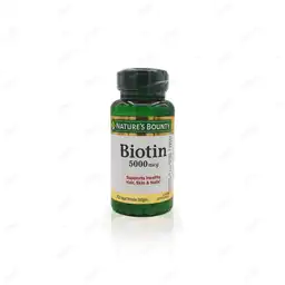 Natures Bounty Biotin 5000 Mcg Softgel Capsules 72S